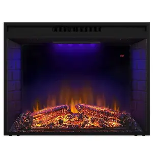 33" Electric Fireplace Insert for Existing Fireplace or TV Stand with Multi Flame Modes
