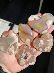 Flower Agate Carvings – Intuitive Pick, Various Shapes