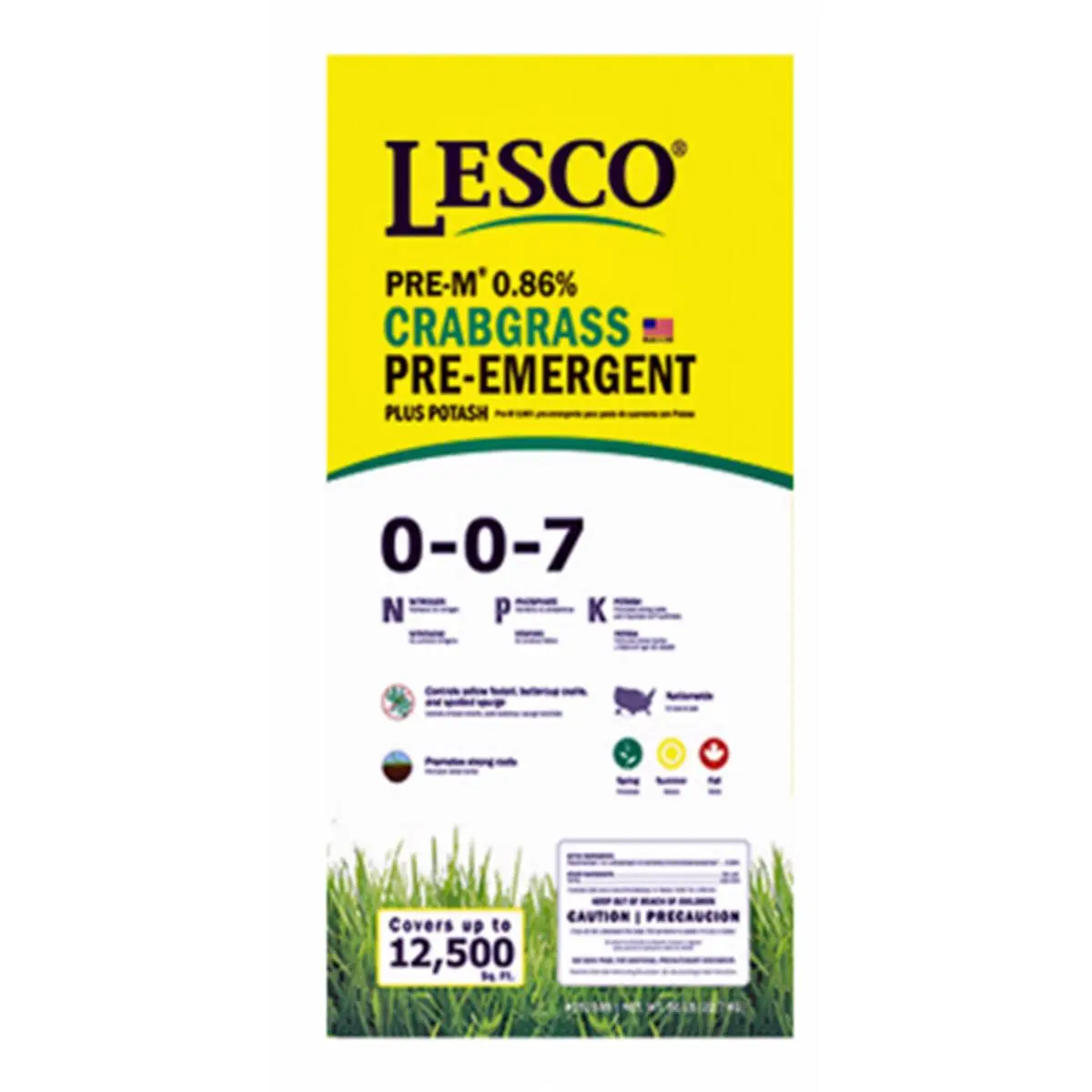 212 MAIN 50 lbs Crabgrass Control Turf Fertilizer - 7% Potash Pre-Emergent, Greater Heat Tolerance Garden Soil Treatment, Pre Emergent Control