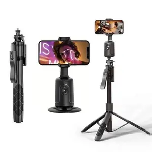 Ai Smart Face Tracking Phone Tripod, 360° Rotating Stabilizer, Gesture Control Auto Follow Camera Stand, Home Outdoor Live Streaming Vlog Recording