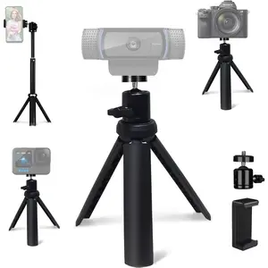 Lightweight Mini Tripod for Camera/Phone/Webcam, Extendable Stand, for   Webcam C920 C922 C925e C922x C930e C930 C615 Brio and Other Devices with 1/4" Thread