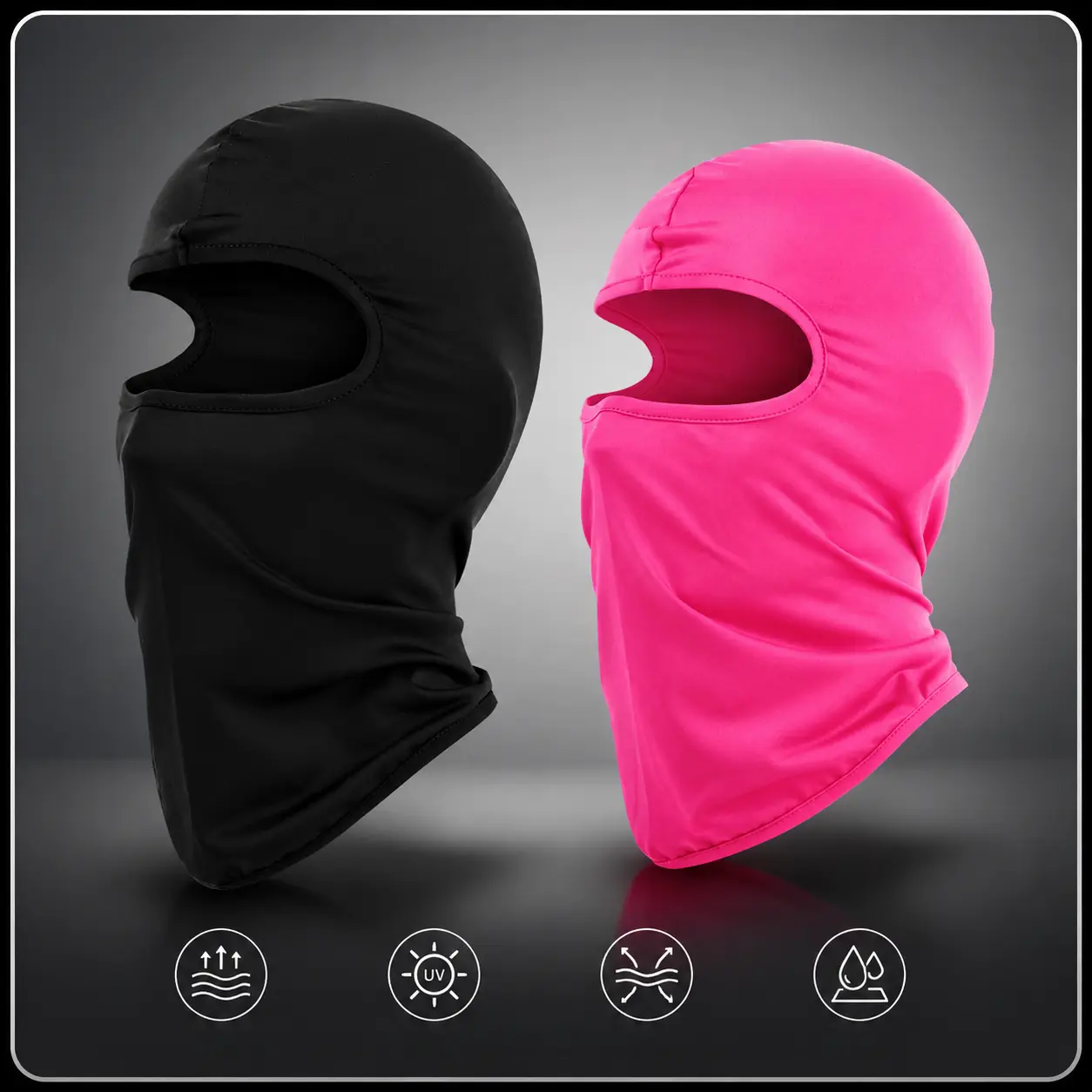 [2pcs]car accessories Cooling Balaclava Face Mask for Men & Women, car accessories for men Summer Breathable Full Head Cover, Sun UV Protection Ski Mask, car accessories women Motorcycle Accessories for Cycling & Outdoor Work