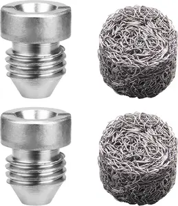 Tool Daily Foam Cannon & Foam Lance - 1.1mm Orifice Stainless Steel Nozzle, Threaded Fit Replacement Nozzle, Mesh Filter, 3000 PSI Pressure Washer Accessory, Thick Foaming Car Wash Equipment,summervibes