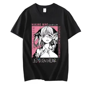 Japanese  Anime Quintessential Quintuplets TShirt Year round clothing Unisex Unisex Suitable for all seasons high quality L6M