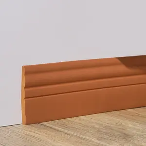 Contemporary Self-Adhesive Skirting Line, 9.8x200cm Peel & Stick Flexible Baseboard Trim, Wall Edging for Home Decor, DIY Decoration