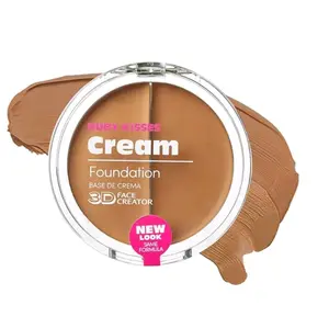 Rubykisses RDF11  Cream Foundation Duo 3D Face Creator - New Look Same Formula for Flawless Coverage Level RDF11