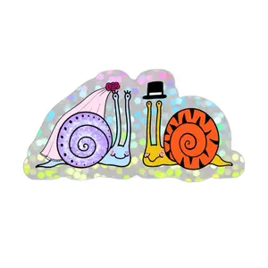 Cute Snail Couple Sticker