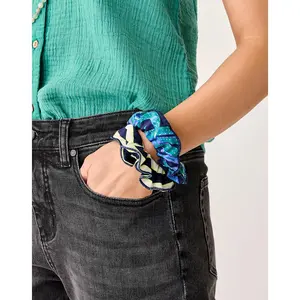 Surf Scrunchie: Blue Oasis-Marina