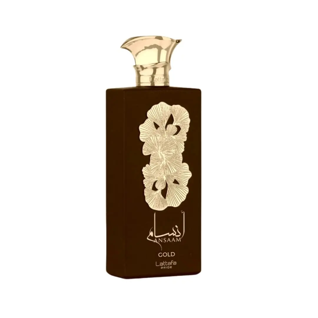 TikTokバズ香水ANSAAM GOLD 100ml Lattafa Ansaam Gold Eau De Parfum Spray for Unisex 3.4 Ounce Non