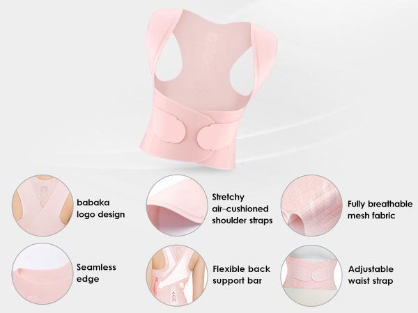 Babaka Posture Corrector, Invisible Lightweight Adjustable Back Brace for Upper and Lower Back Pain Relief, Hunchback, Hump, Scoliosis, Thoracic, Spine Corrector, Shoulder Straightener for Women and Men Babaka Posture Corrector, Invisible Lightweight Adjustable Back Brace for Upper and Lower Back Pain Relief, Hunchback, Hump, Scoliosis, Thoracic, Spine Corrector, Shoulder Straightener for Women and Men