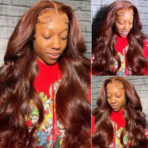 【LIVE SALE】Unice Hair 22'' Reddish Brown Body Wave Wig 7x5 Pre everything HD Lace Closure Human Hair Glueless Put on and Go Wigs 【LIVE SALE】Unice Hair 22'' Reddish Brown Body Wave Wig 7x5 Pre everything HD Lace Closure Human Hair Glueless Put on and Go Wigs