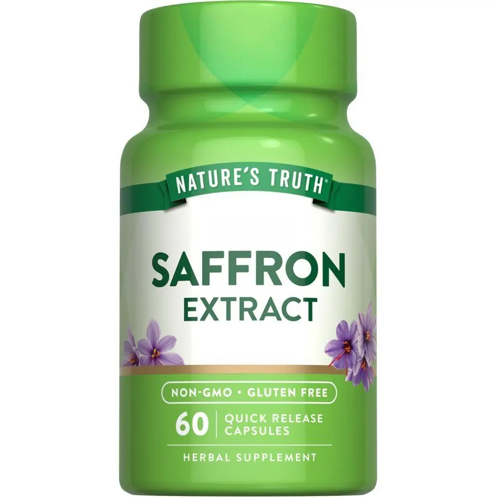 Nature's Truth Saffron Extract Capsules - 60 count - Non-GMO & Gluten Free
