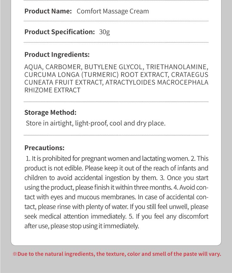 Tummiva Comfort Massage Cream for Digestive Wellness - Plant-Based 30g Natural Herbal Relief for Stomach Pain Bloating Diarrhea & Bowel Noises