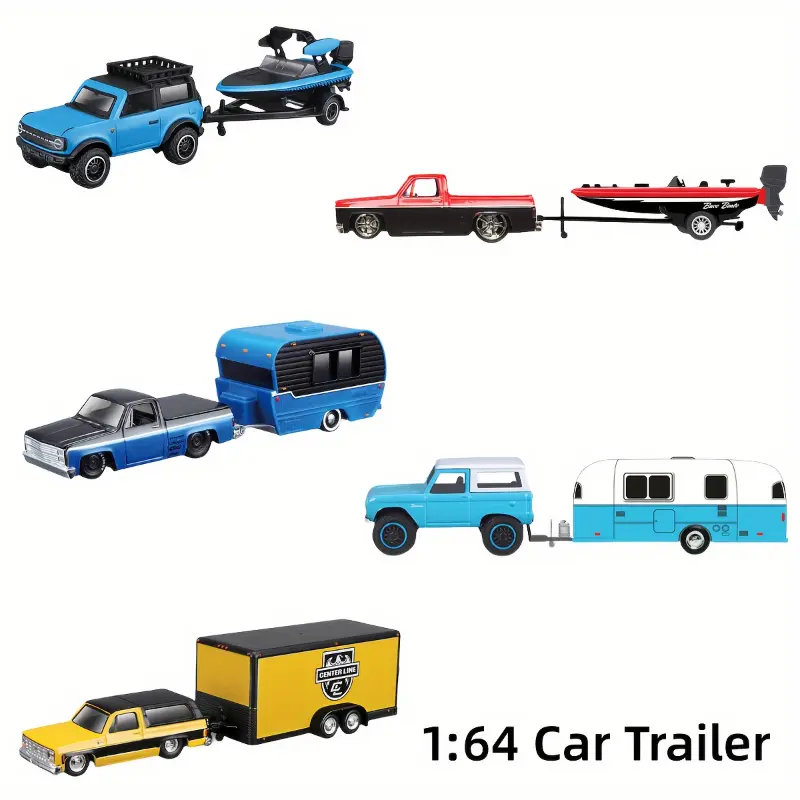 Maisto 1: 64 Car Trailer, Alloy Car Models, Car Model Ornaments, Collectible Toys for Adults, child