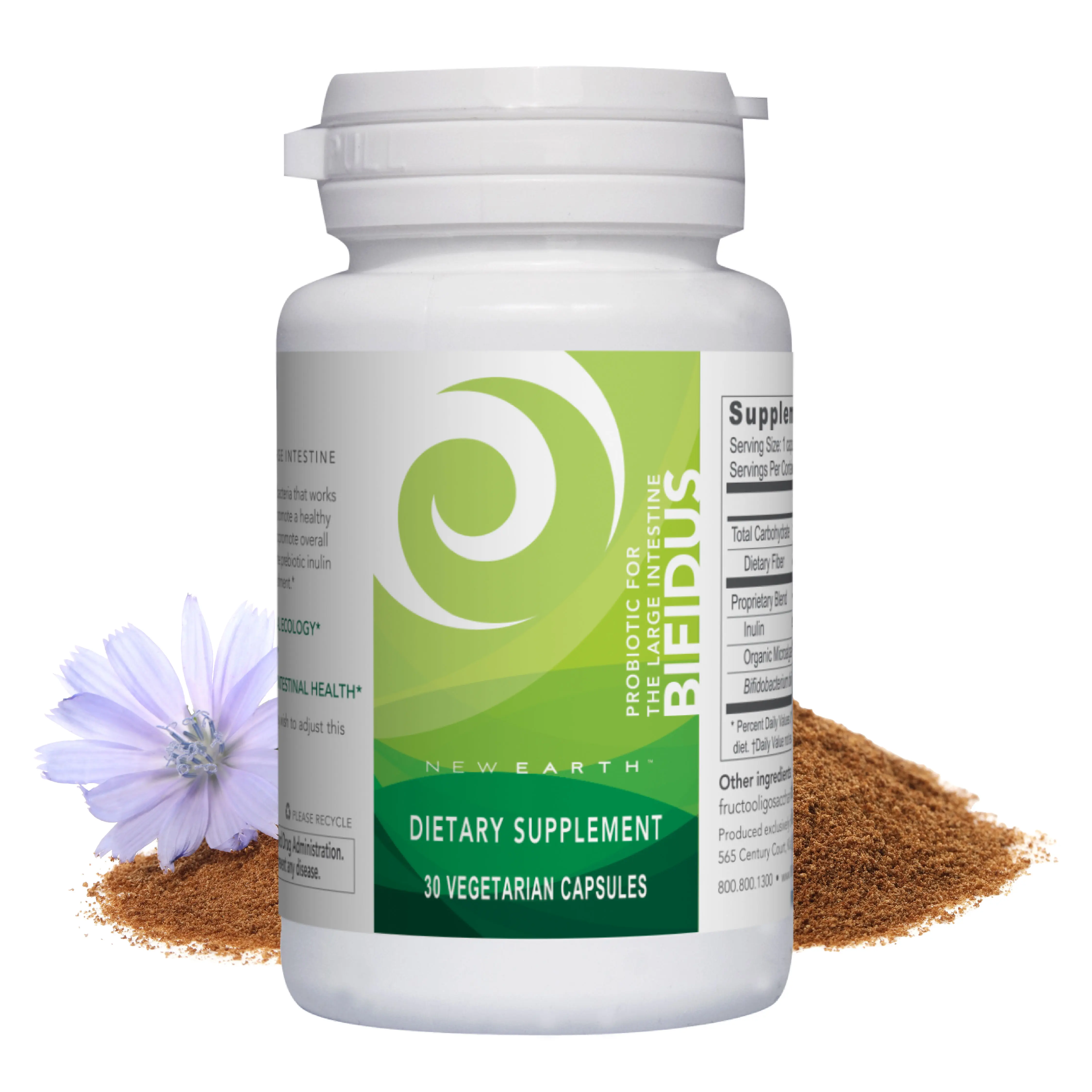 Bifidus – Targeted Probiotic for Lower GI & Regularity | 3 Billion CFU + Prebiotic Inulin | Vegan