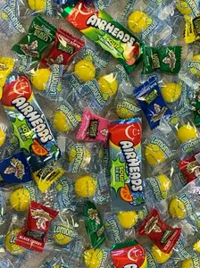 Triple Sour Blast Mix 1.5lb Lemonheads Warheads Airheads Mini Bars Retro Bulk Candy Assortment Extreme Sour Candy Variety Pack Individually Wrapped for Party Favors
