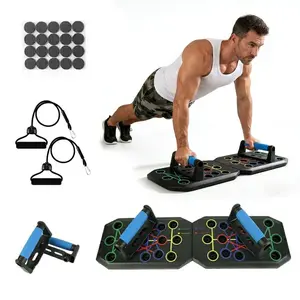 【Pro】 Multifunctional Push Up Board for Men & Women | Pushup Training Board | Portable Push Up Fitness Equipment | Push-up Board Training Set | Push Up Board Challenge | Home Gym Strength Training Equipment | Upper Body Strength Workout Station