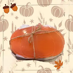 Homemade Resin Pumpkin Coasters (4 pk)