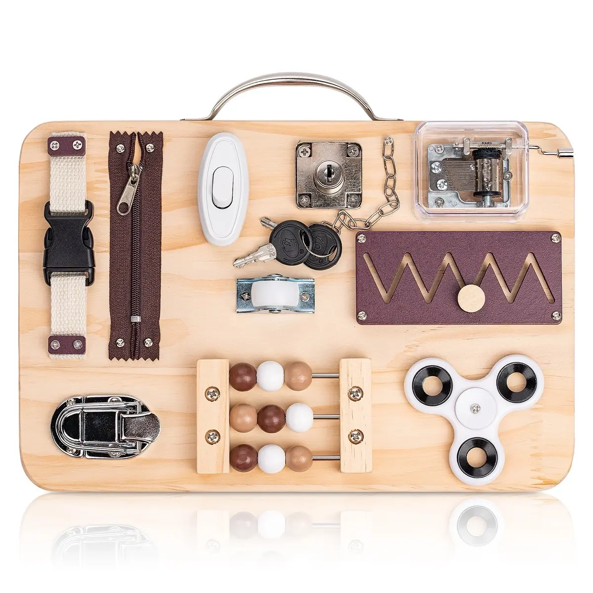 Wooden Sensory Board for individuals with dementia
