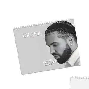 Drake 2026 Wall Calendar – Hip Hop Artist Photo Calendar, Monthly Hanging Wall Decor