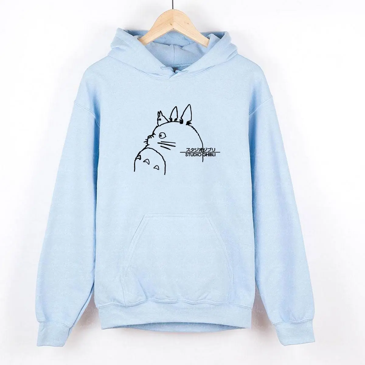 My Neighbor Totoro Studio Ghibli Sweatshirt Hayao Miyazaki Totoro Cotton Top Hoodie Sweatshirt for Men & Women