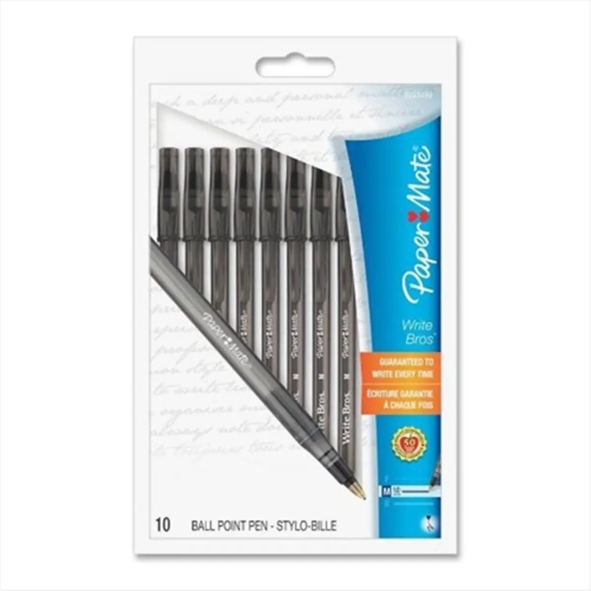 Paper Mate Medium Point Ballpoint Pens - Black Ink, Smooth Writing, Guaranteed to Write Every Time, Affordable, Large Quantities, for Home, School, Office Use
