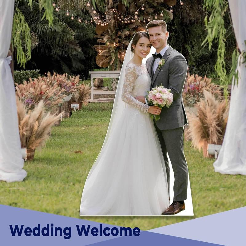 Turn Your Photo into Giant Life Size Cutout Custom Standee for Birthday Graduation Pranks Waterproof Corrugated Plastic Party Prop Made in USA
