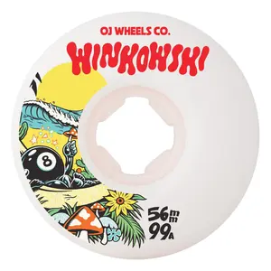 OJ WHEELS CO. ERICK WINKOWSKI MUSHROOM ELITE MINI COMBO 99A_WHITE-56MM