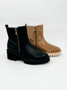 Corkys Taking a Hike Faux Leather Booties - 2 colors!