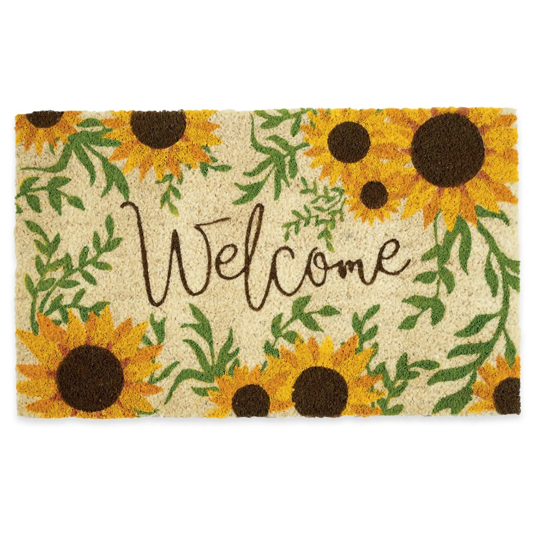 Design Imports Sunflower Welcome Doormat Design Imports Sunflower Welcome Doormat