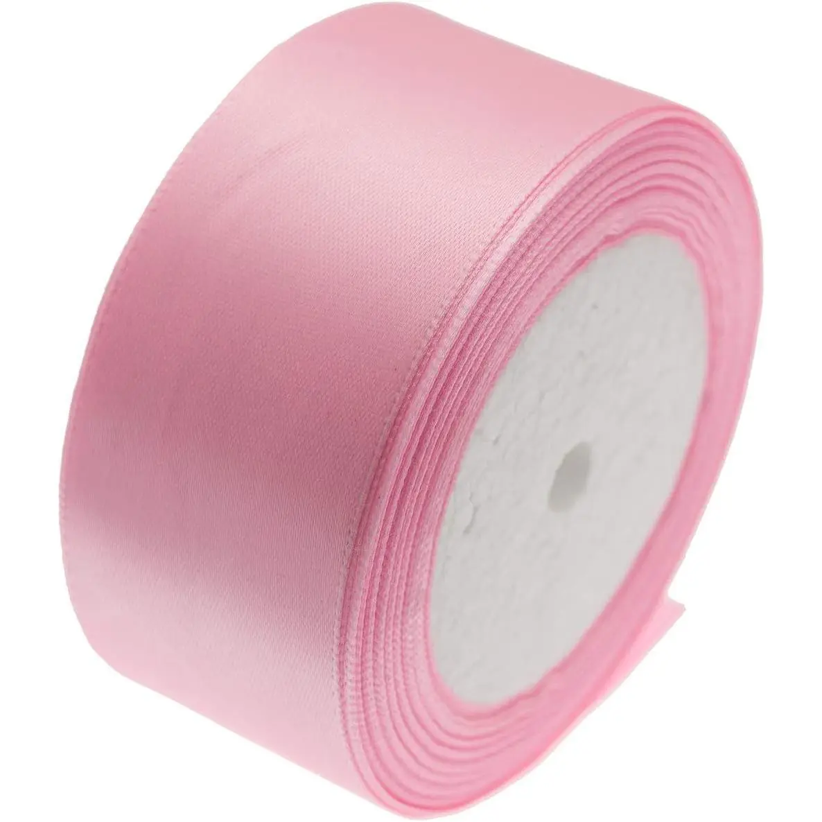 25 Yards 1-1/2 inch Wide Satin Ribbon  for Wedding,Handmade Bows and  Wrapping(Pink)