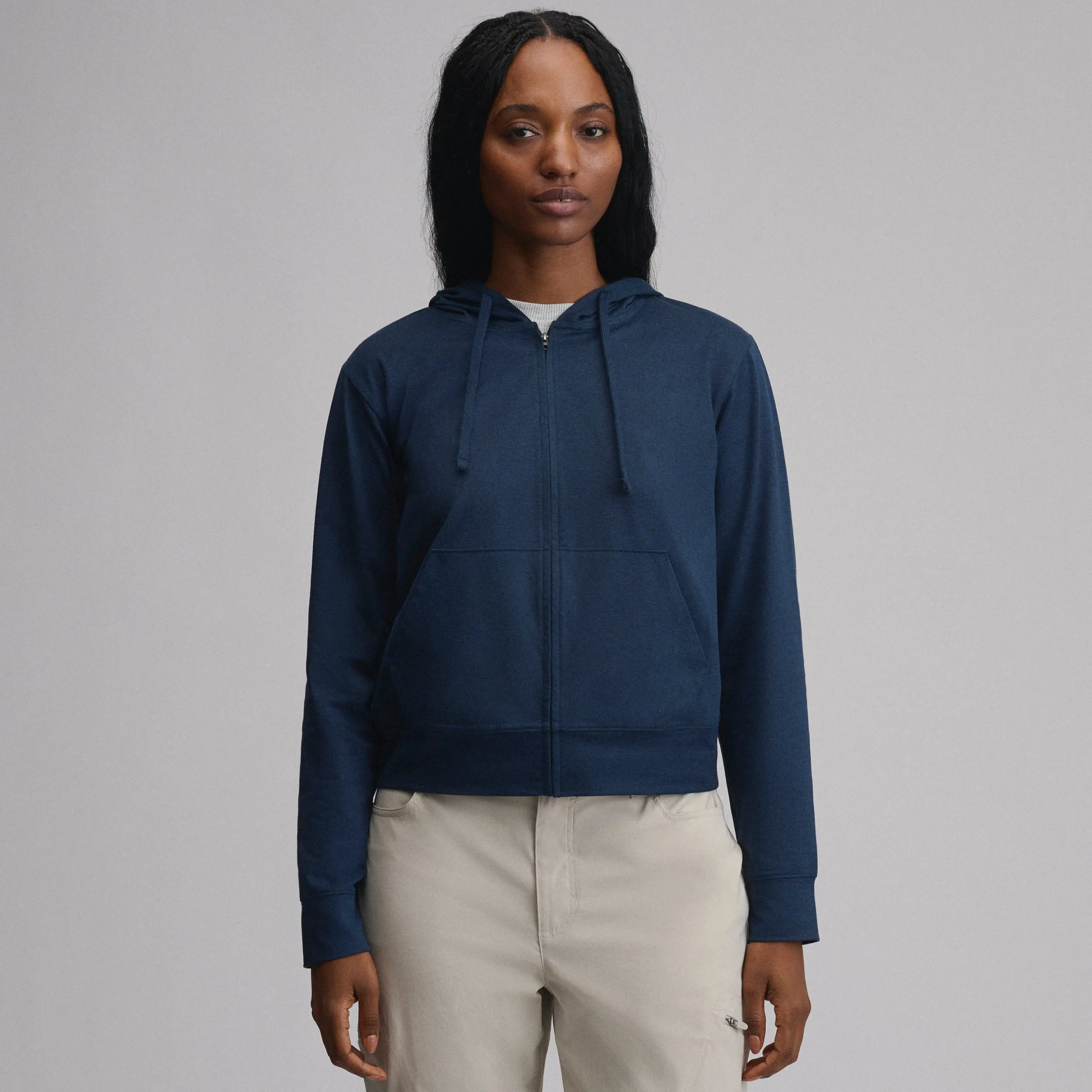Women's Long-Sleeve Train Ascent Full-Zip Hood Pullover