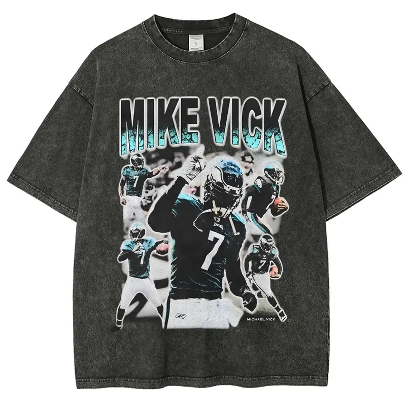 Unisex Vintage T-Shirt Mike Vick T-Shirt, Gift For Fan, Gift For Her, Gift For Him