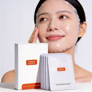 5pcs Hyaluronic Acid Moisture Sheet Mask, Tightening & Brightening, Strong Hydration, Improves Skin Tone, Long-Lasting Nourishment, Face Care