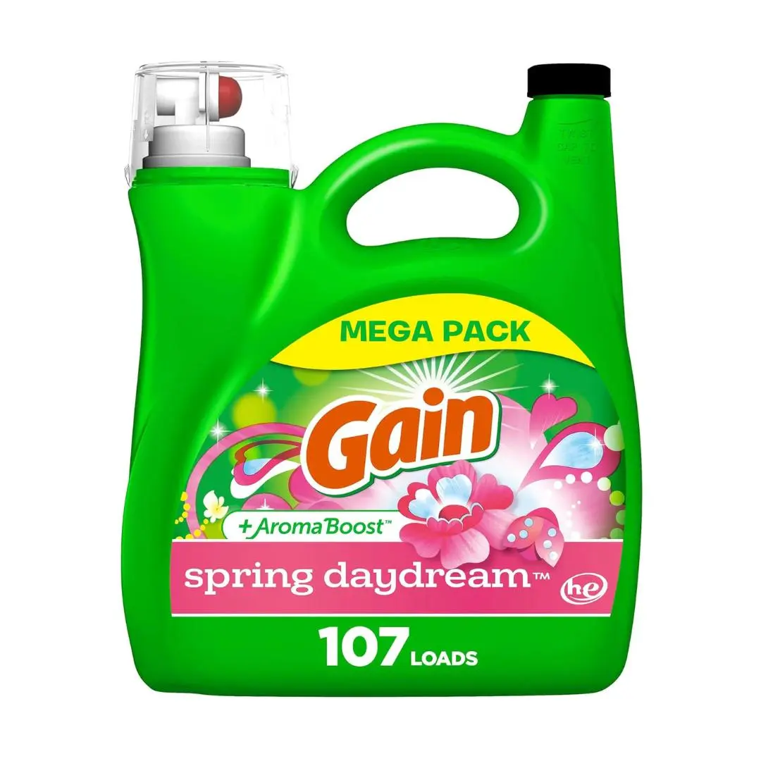 Aroma Boost Liquid Laundry Detergent Spring Daydream Scent 107 Loads 154 fl oz