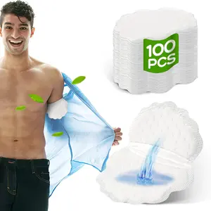 100Pack Armpit Sweat Pads Disposable, Underarm Sweat Pads for Men and Women, Dress Guards/Shields, Non Sweat Armpit Protection Body Care Synthetic