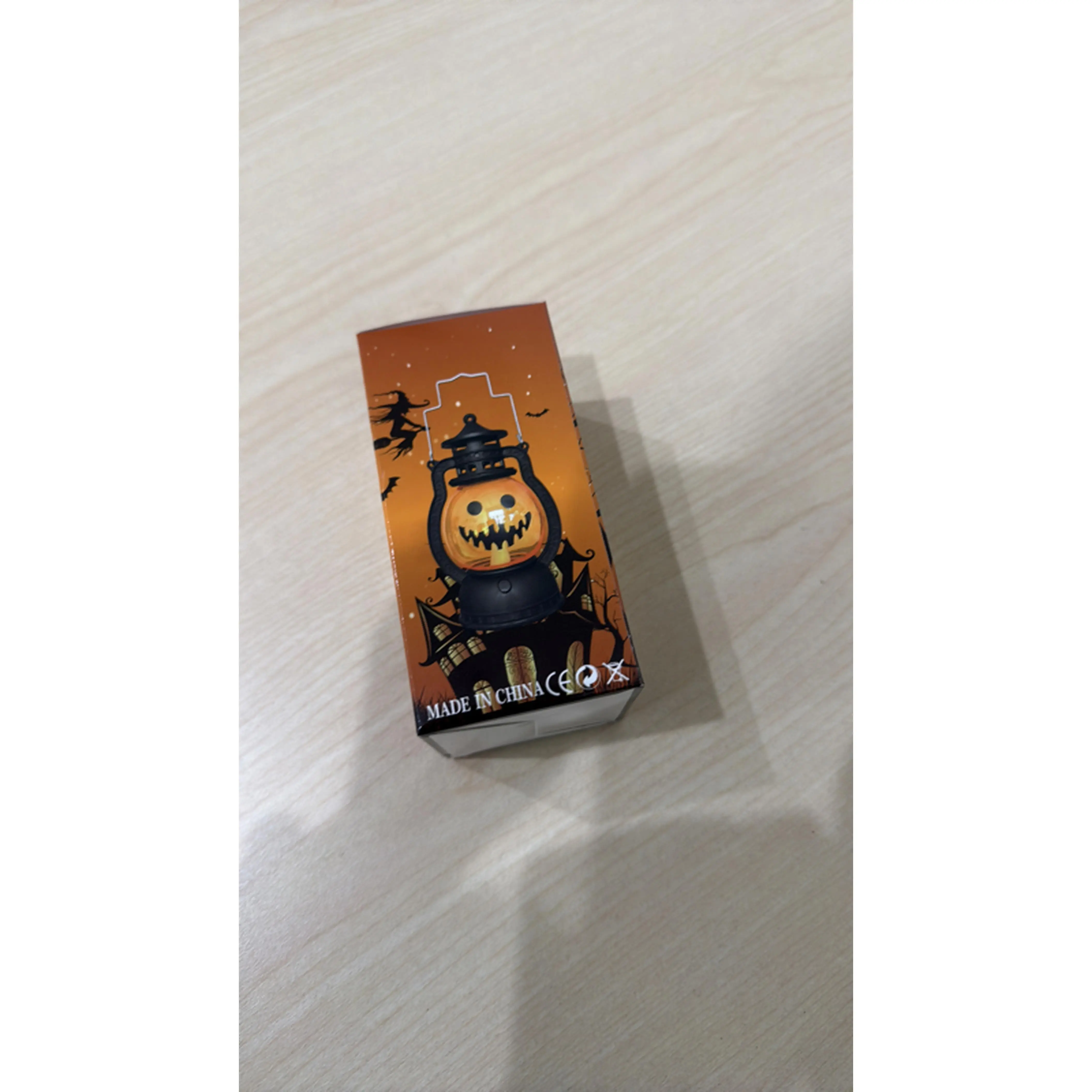 Halloween Spooky Jack-o'-Lantern Decor Lantern Box, CE Certified, Made in China, Ideal for Camping & Hiking Gift