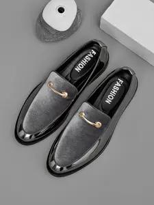 Men's 2026 New Arrival Casual Versatile Slip-On Pointed Toe Oxford Shoes, Formal Loafer Shoes, British Style, Korean Fashion, Trendy Flat Loafers