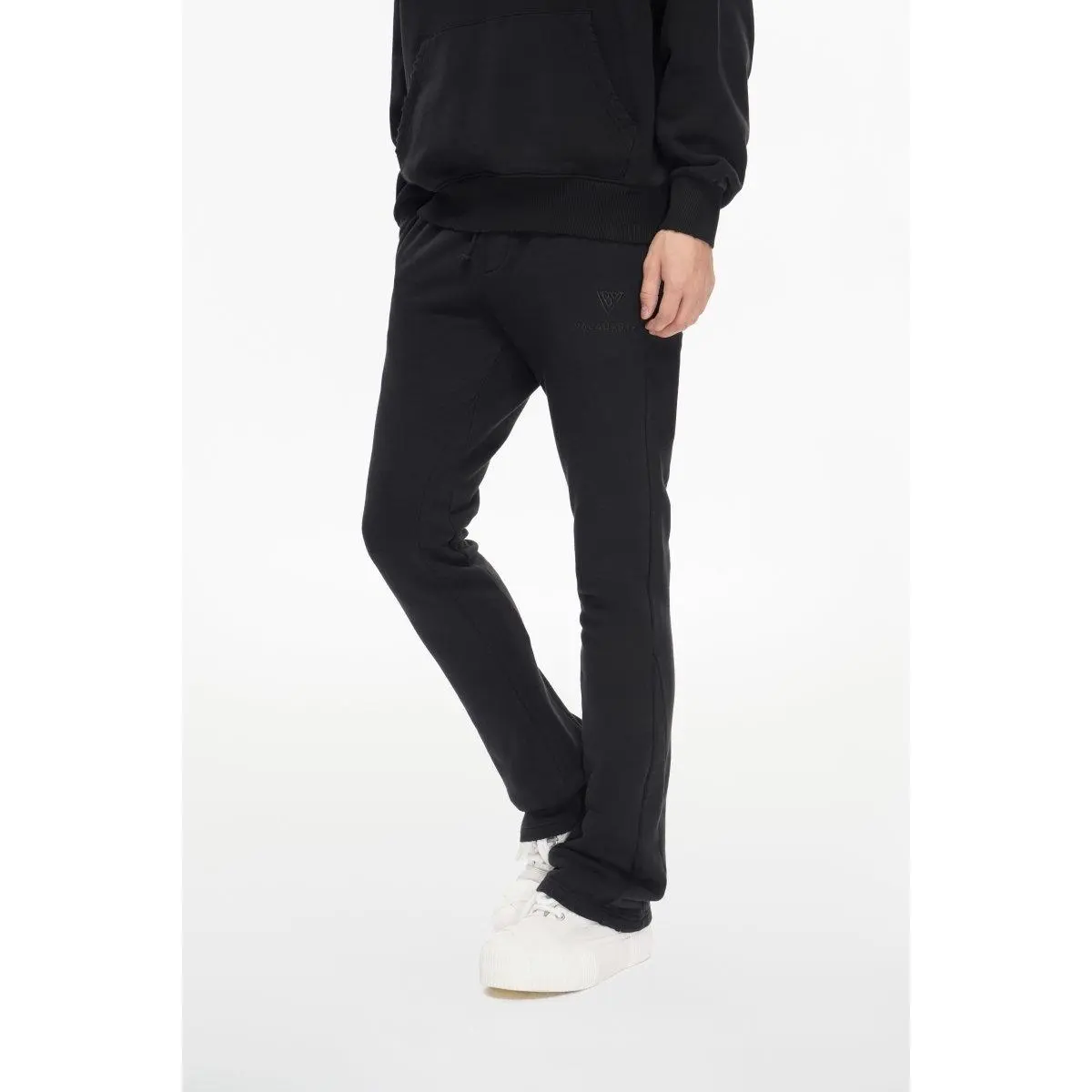 Mr. Fleece Stacked Black
