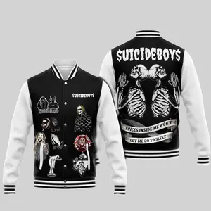 Suicide boys Band Baseball Jacket, Greyy Day Tour Baseball Jacket, G59 Tour