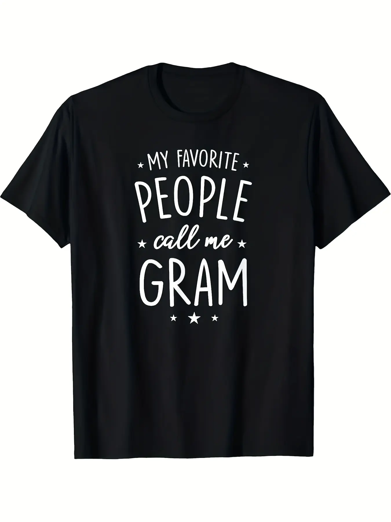 Gram Shirtsgram Shirt Gift My Favorite People Call unisex soft cotton short sleeve t shirt, vintage graphic casual tee for men women teens, perfect birthday holiday gift for camping travel gym daily street casual wear