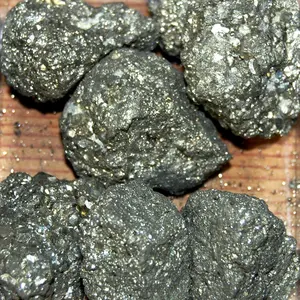 Raw Pyrite Crystals, Medium