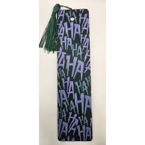 Joker HAHA Purple and Black 3D Printed inspired Bookmark 2x8 - Anime inspired Bookmark for Book Lovers and Anime fans