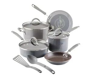 Rachael Ray Cucina 10-pc. Porcelain Enamel Nonstick Cookware Set