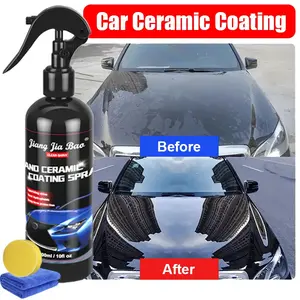 3 in 1 Car Ceramic Nano Coating Auto Care Car Detailing Liquid Nano Crystal Hydrophobic Layer Anti-Scratches Bright Car Wax Coating Car Polishing Coating