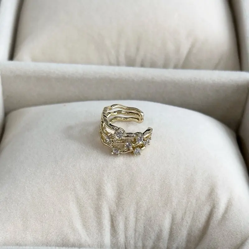 Ear Cuff Gold Plated 14 k TT8