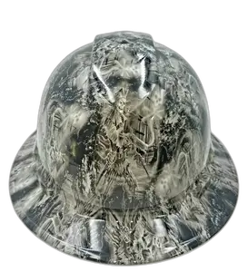 Pirate Skeleton Ghost Ship - Custom Hydro Dipped Full Brim Hard Hat