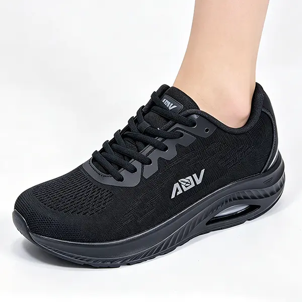 Women’s Wide-Toe Daily Walking Shoes, Full Arch Support, Air Cushioning, Corrective Athletic Footwear for Plantar Fasciitis, Heel Pain Relief, Lightweight Breathable Versatile Casual Shoes