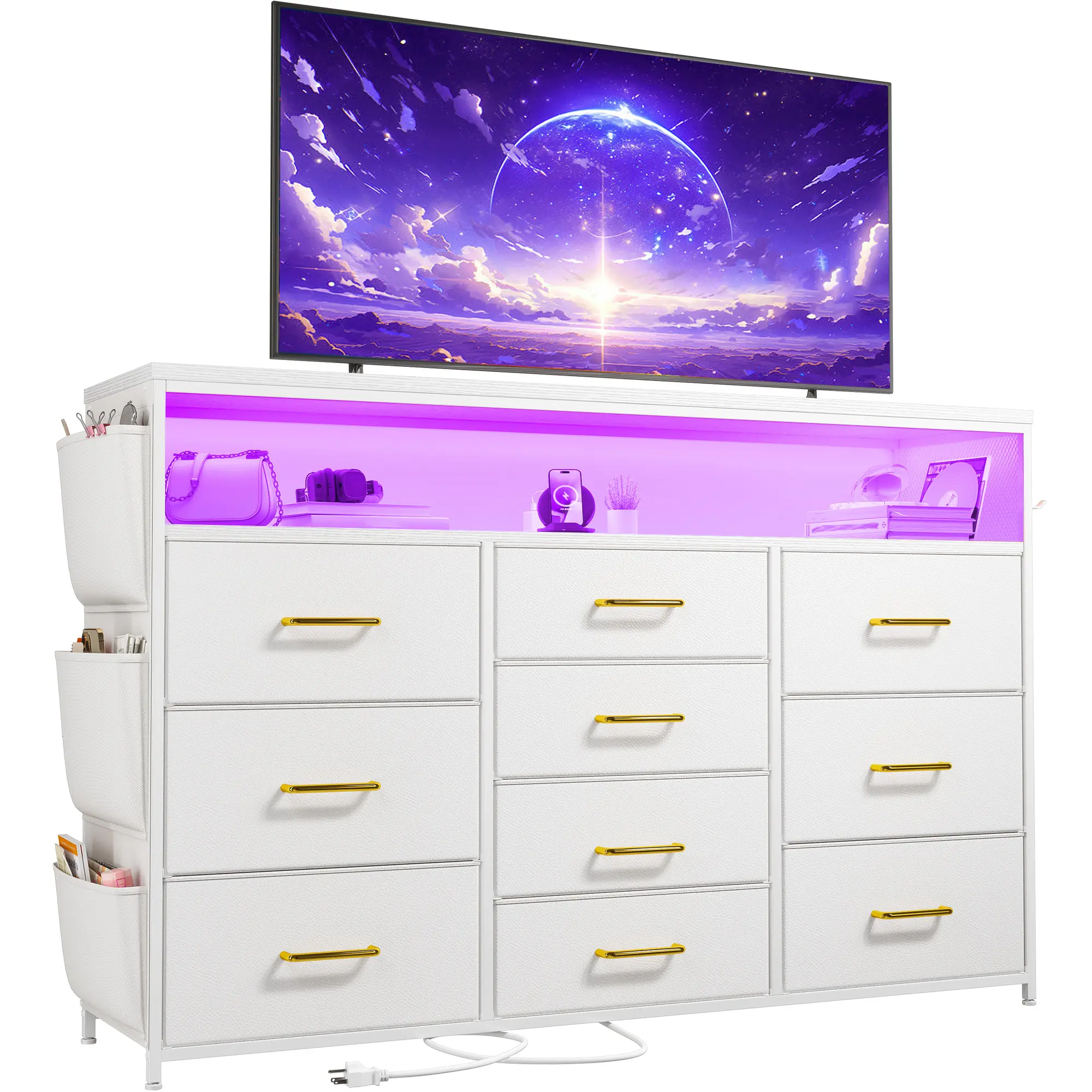 White-LED 10 Drawer