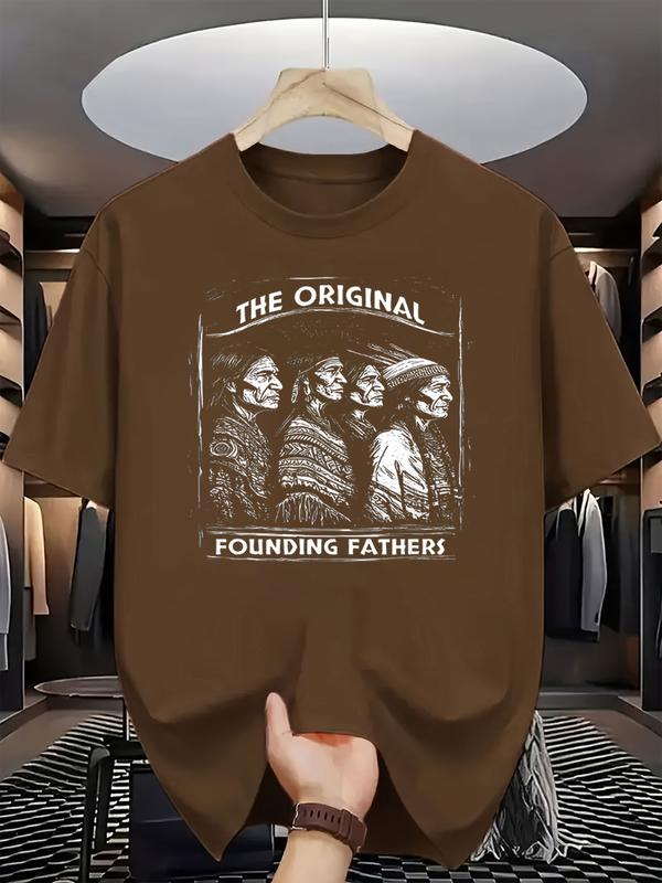 Y2K Vibe Men’s Cotton T-shirt |   Fun Graphic Print Daily Wear Essential